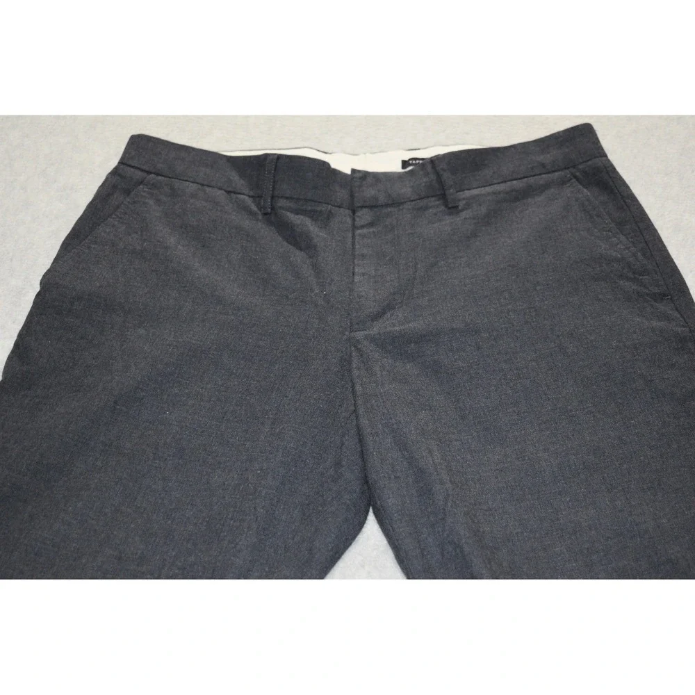 J.Crew Thompson Tapered Pants Mens 32x28 Navy Blue Cotton Chino Dress Trousers